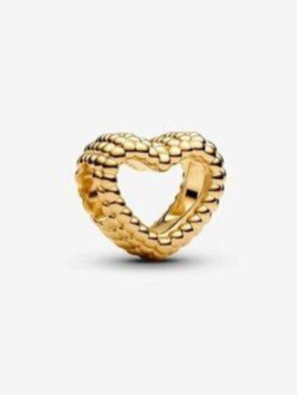 Authentic Beaded Open Heart Pandora Charm